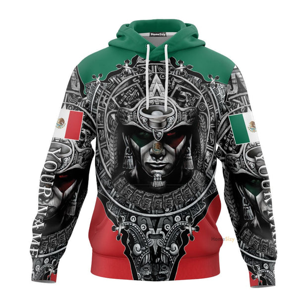 Personalized Custom Name Aztec Mexican Hoodie 3D QT306105Hf