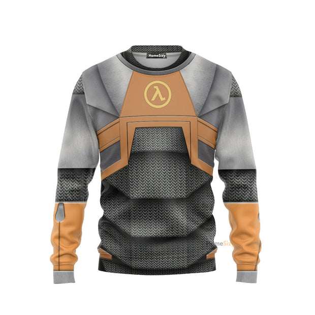 3D Half life Dr Gordon Freeman Sweatshirt QT205146Hc