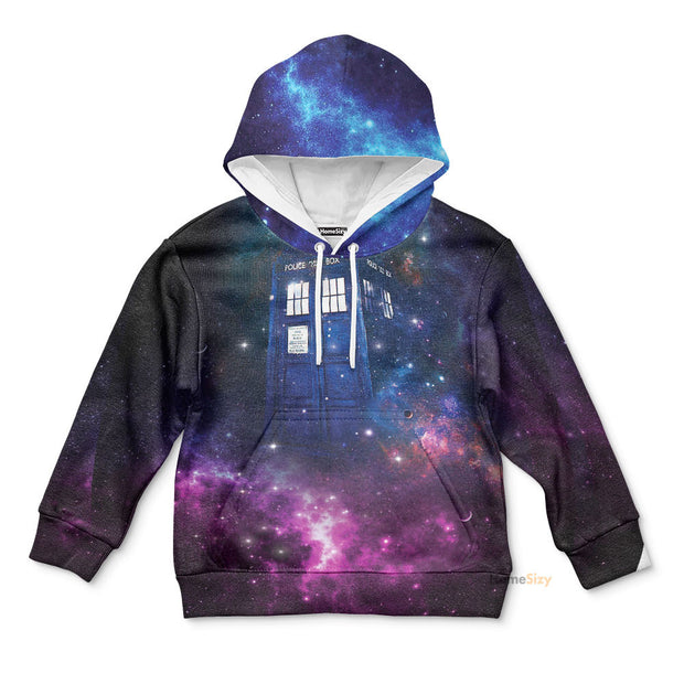 Doctor Who Police Box Custom Kid Hoodie QT306047Hf