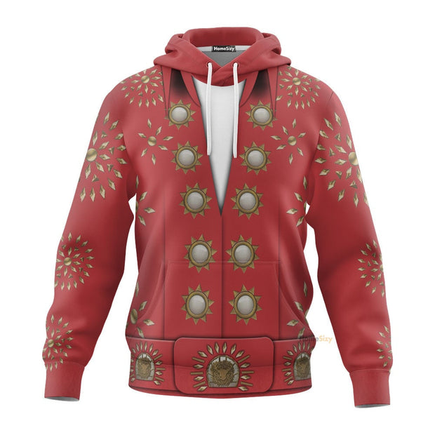 ELV PRL Burning Love Custom Cosplay Costume Hoodie QT306038Hf