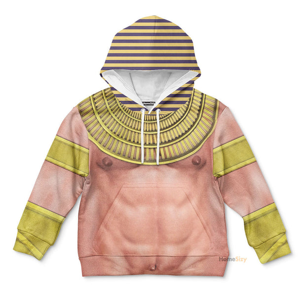 Custom Cosplay Costume Amun-ra God Jesuss of Egypt Kid Hoodie QT306196Tf
