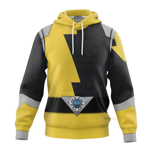 3D Power Rangers HyperForce Yellow Custom Hoodie QT305861Hf