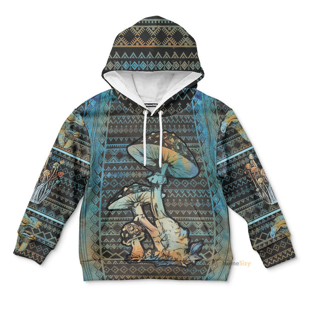 3D Mushroom Custom Kid Hoodie QT305493Hg