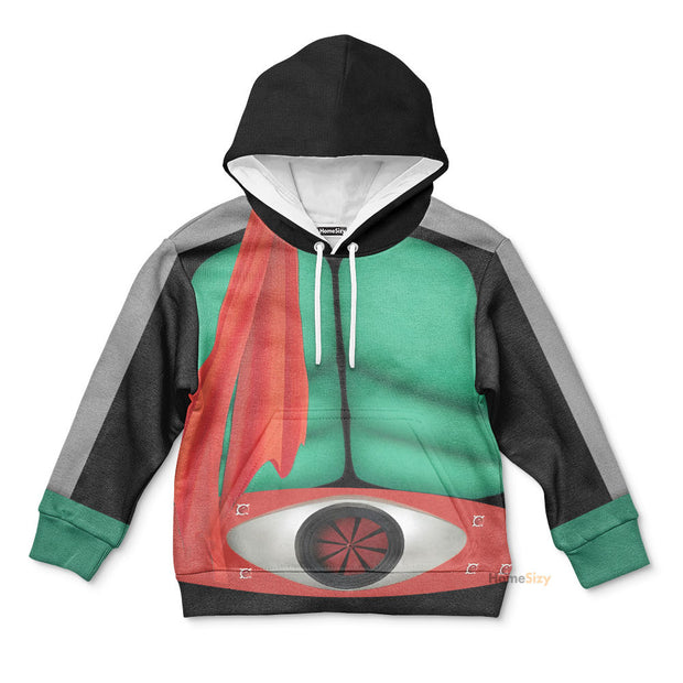 3D Kamen Rider ZKack RX 2 Custom Cosplay Costume Kid Hoodie QT305479Hg
