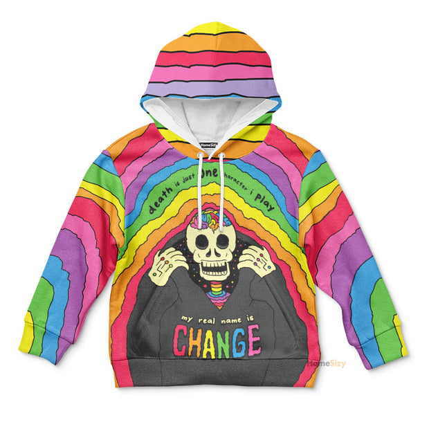 My Real Name Is Change Custom Kid Hoodie QT305265Hf