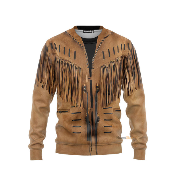 Cowboy Jacket No14 3D Deluxe Custom Cosplay Costume Sweatshirt QT304237Hf