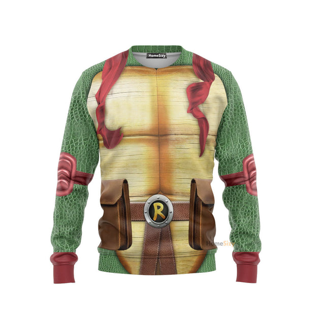 3D Raphael Raph TMNT Custom Cosplay Costume Sweatshirt QT207005