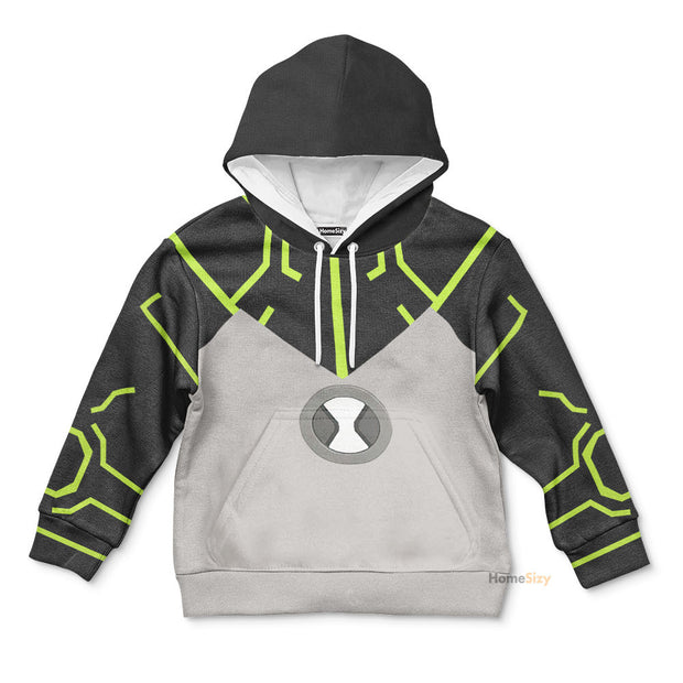 3D Ben 10 Ultra T Custom Cosplay Costume Kid Hoodie QT210280Hf