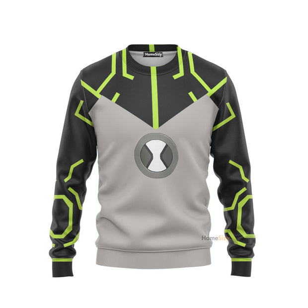 3D Ben 10 Ultra T Custom Cosplay Costume Sweatshirt QT210280Hf
