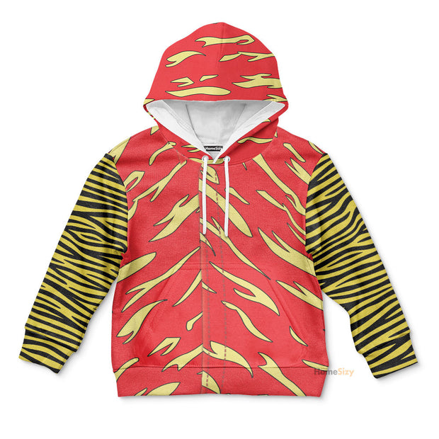 3D Macho Man Custom Cosplay Costume Kid Hoodie QT301265Hf