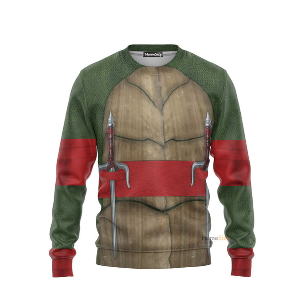 3D Raphael Raph TMNT Custom Cosplay Costume Sweatshirt QT209326Hf
