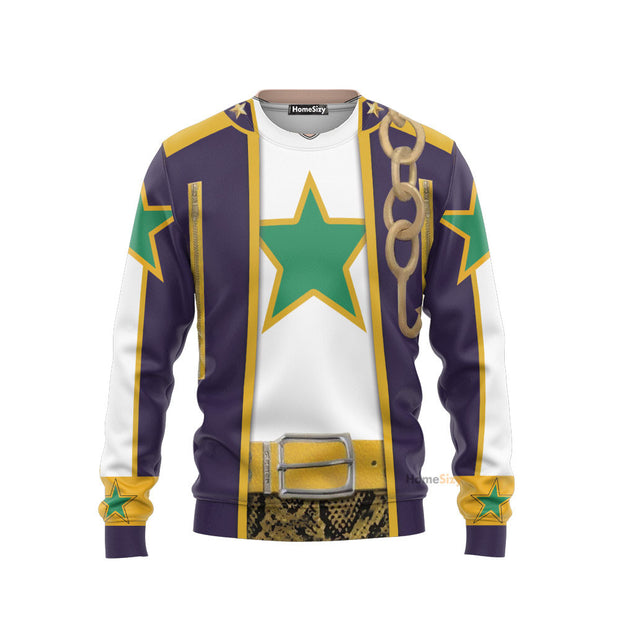 Cosplay Jotaro Kujo Custom Sweatshirt QT208709Hf