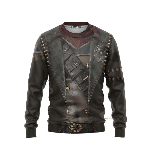 Cowboy Jacket No24 3D Deluxe Custom Cosplay Costume Sweatshirt QT208664Hf