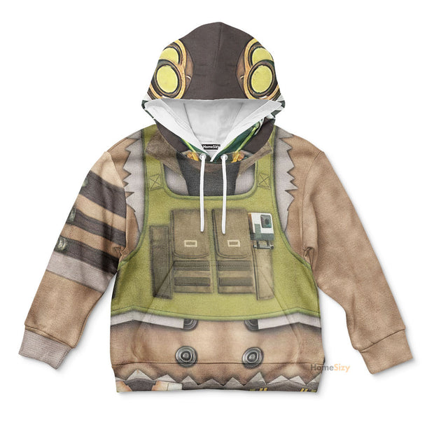 3D Apex Legends Octane Custom Cosplay Costume Kid Hoodie QT208521Hf