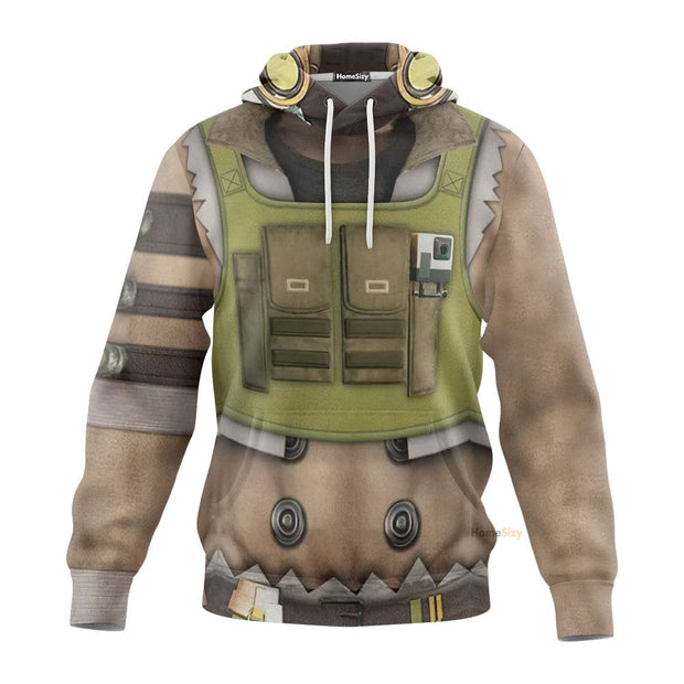 3D Apex Legends Octane Custom Cosplay Costume Hoodie QT208521Hf