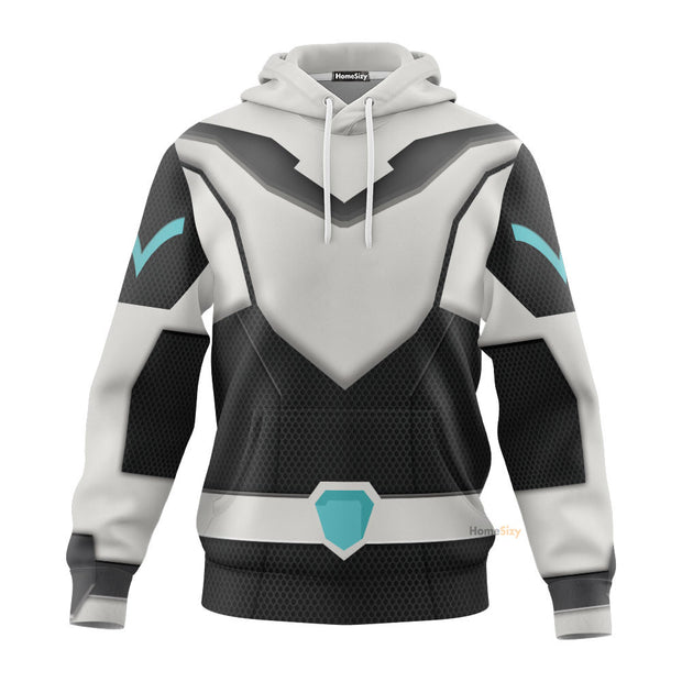 3D Voltron Legendary Defender Shiro Armor Custom Cosplay Costume Tshirt Hoodie QT308612