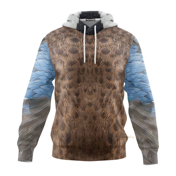 Blue Winged Teal - 3D Zip Hoodies Tshirt Sweatshirt QT308729