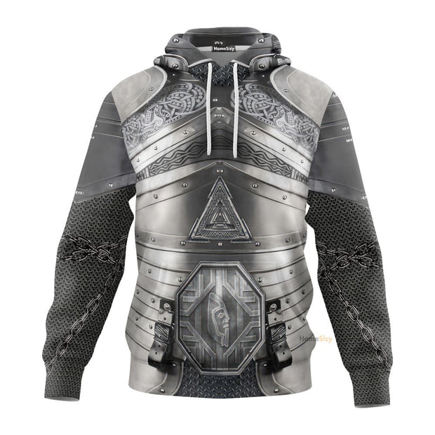Viking Armor 3D All over Hoodie 3d QT304013Tf