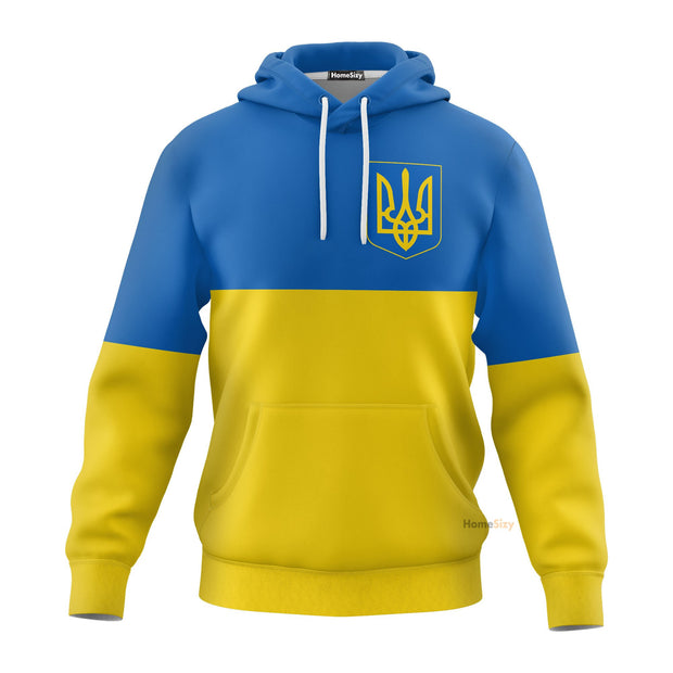 Ukraine Hoodie Stand With Ukraine Merchandise Gifts For Ukrainian QT212267Hf