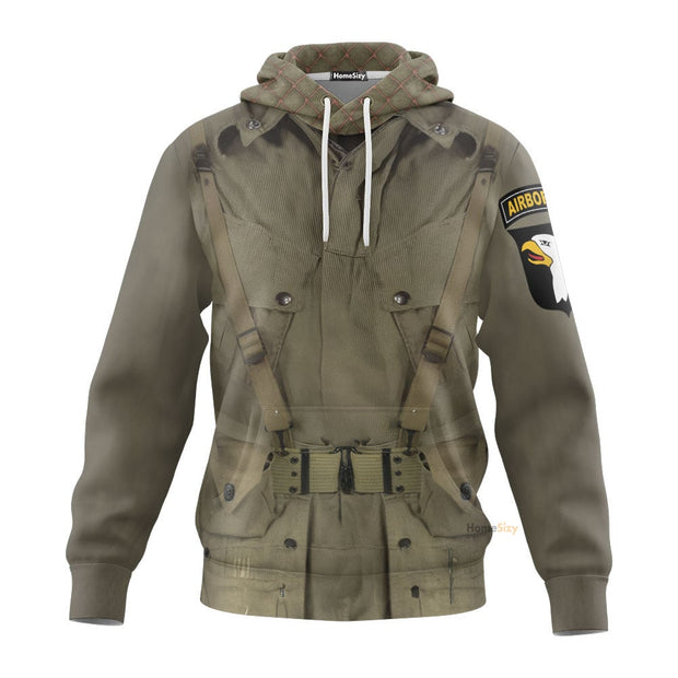 3D WW2 Paratroopers Custom Cosplay Costume Tshirt Hoodie QT204238