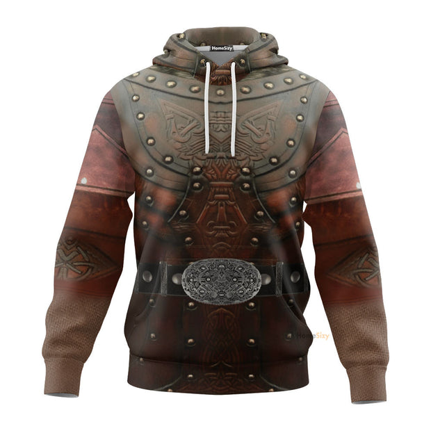 Viking Armor 3D All over Hoodie 3d QT211333Hf