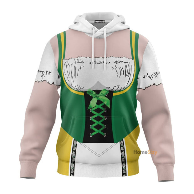 Custom Cosplay Costume Oktoberfest Hoodie 3D QT208654Hf