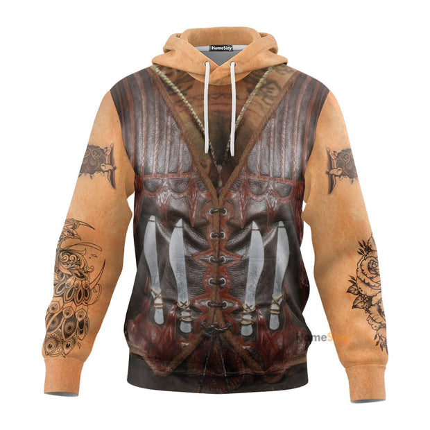 Custom Cosplay Costume Danny Trejo Zip Hoodie Tshirt Sweatshirt QT302506Hg