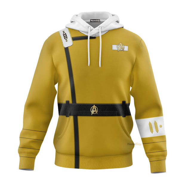 3D Wrath Of Khan Kirk Spock Starfleet - Cosplay Costume Hoodie Set QT309042 STHS073