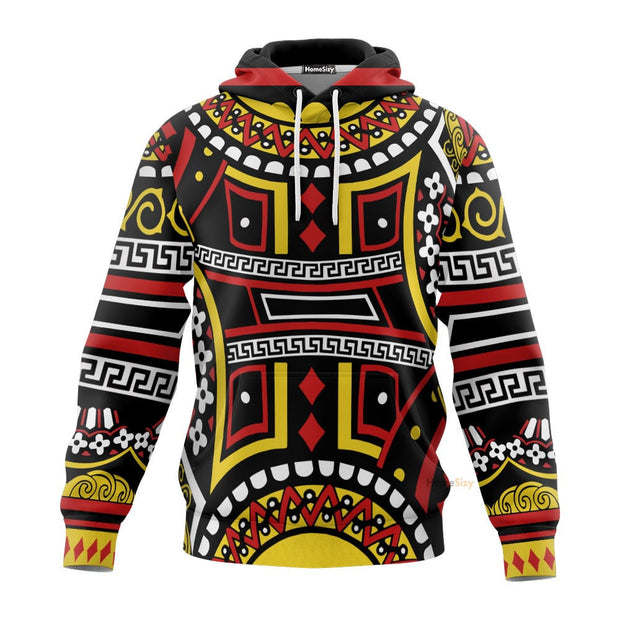 3D Queen of Diamonds Rachel - Cosplay Costume Hoodie QT309052