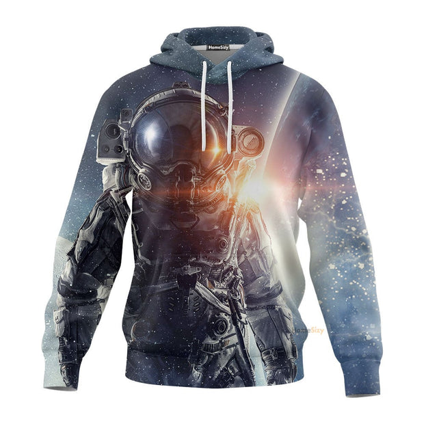 Astronaut Space Discover Realistic Graphic Picture - 3D Tshirt