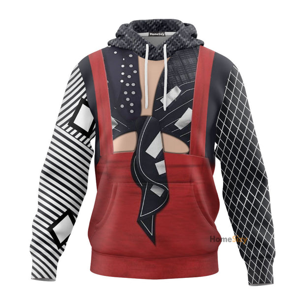 Custom Cosplay Costume David Bowie Zip Hoodies Tshirt QT205309Hf