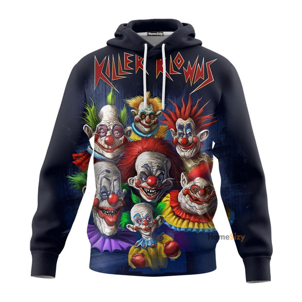 3D Killer Klowns Custom Hoodie QT208156Hf