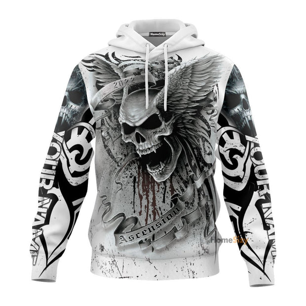 Personalized Custom Name 2022 Ascension Skull 3D Printed Hoodie QT301255Hc