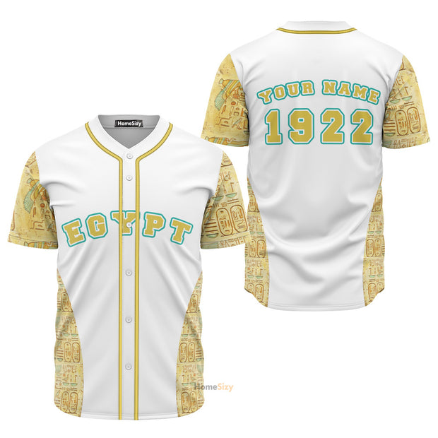 Custom Name Egypt Pattern - Personalized Baseball Jersey