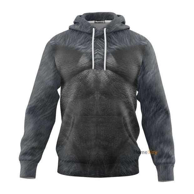 King Kong Custom Cosplay Costume Hoodie Sweatshirt Tshirt Shorts