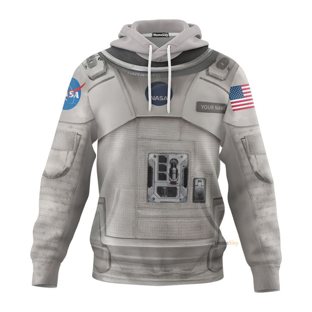 Custom Name 3D Movie Interstellar 2014 Spacesuit - Personalized Hoodie QT209092