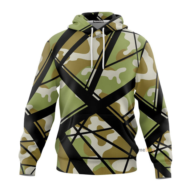 3D Camo Frankenstrat Strings Custom Cosplay Costume Hoodie QT210194Hg