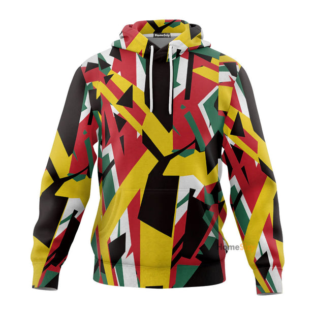 3D Rasta Frankenstrat Strings Custom Cosplay Costume Hoodie 3D QT206293Hf
