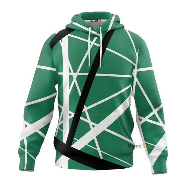3D Green Frankenstrat Strings Custom Cosplay Costume Hoodie QT302496Hf