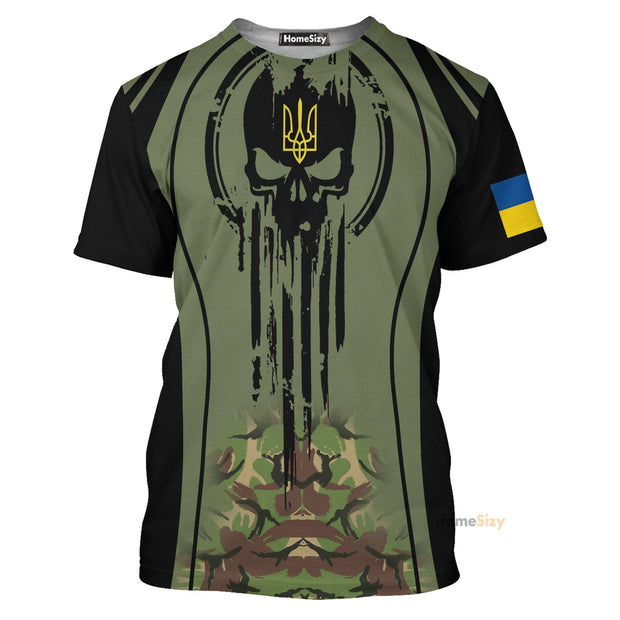 Ukraine Veteran Honor The Fallen - 3D Tshirt
