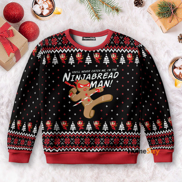 I'm The Ninjabread Man - Christmas Gift For Adults - 3D Ugly Christmas Sweater QT309224