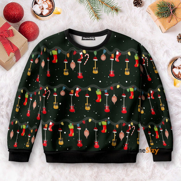Instrument Guitar - Christmas Gift For Adults - 3D Ugly Christmas Sweater PN112843