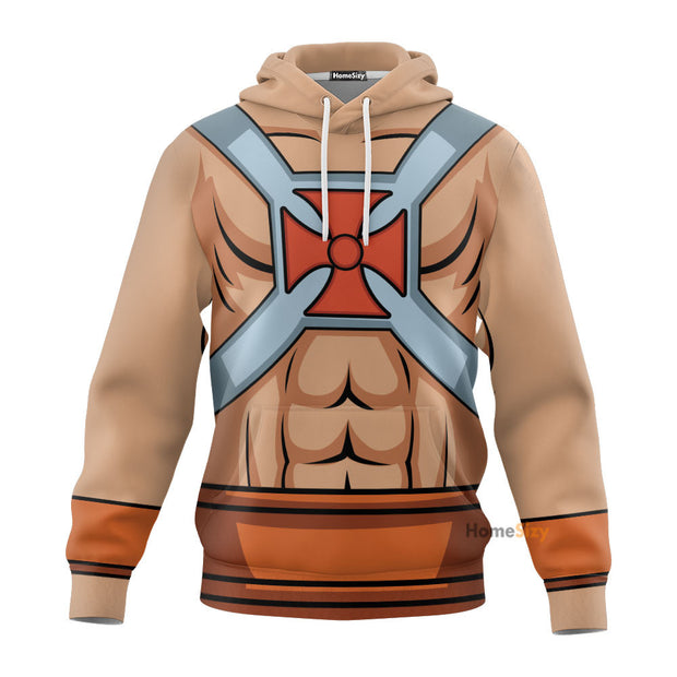 3D Master Of The Universe He Man Custom Cosplay Costume Tshirt Hoodie QT207216Hg