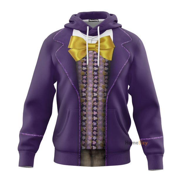 Willy Wonka And The Chocolate Factory - Cosplay Costume 3D Hoodie QT209166