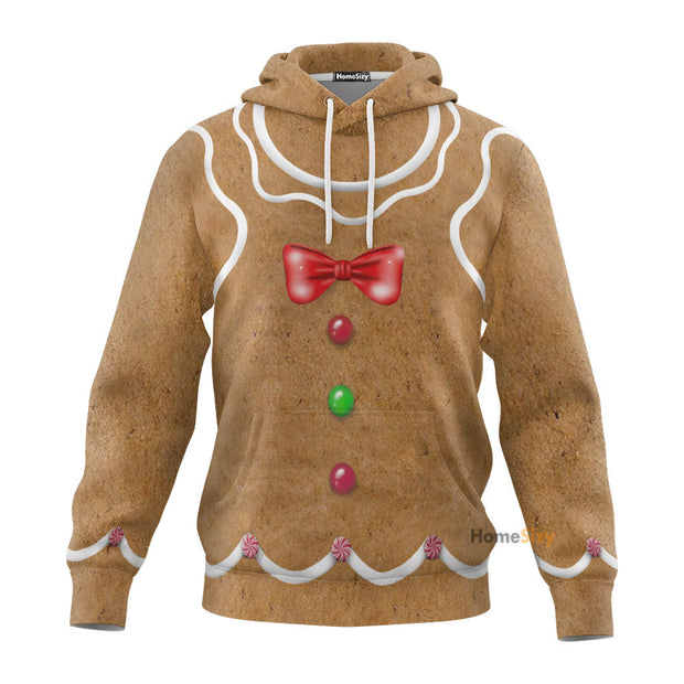 Gingerbread Christmas - Cosplay Costume 3D Hoodie QT204218