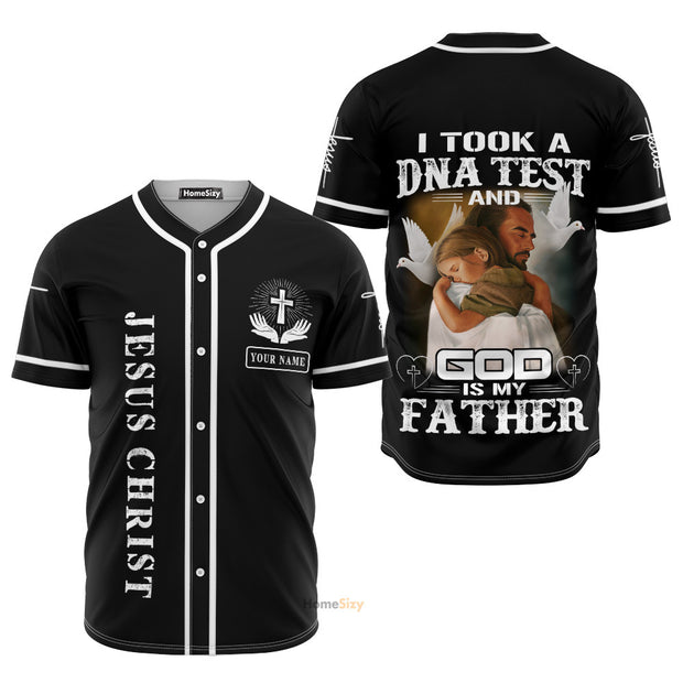 Custom Name God Jesus Is My Father - Personalized Baseball Jersey