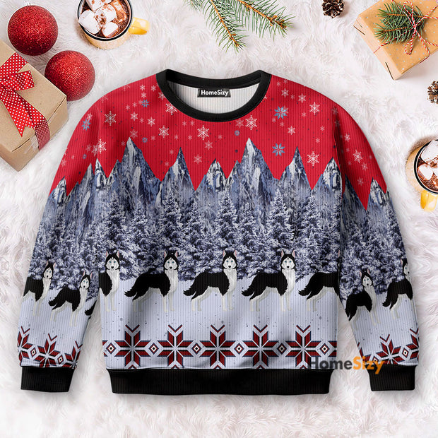 Siberian Husky Snow - Christmas Gift For Adults - 3D Ugly Christmas Sweater PN112537