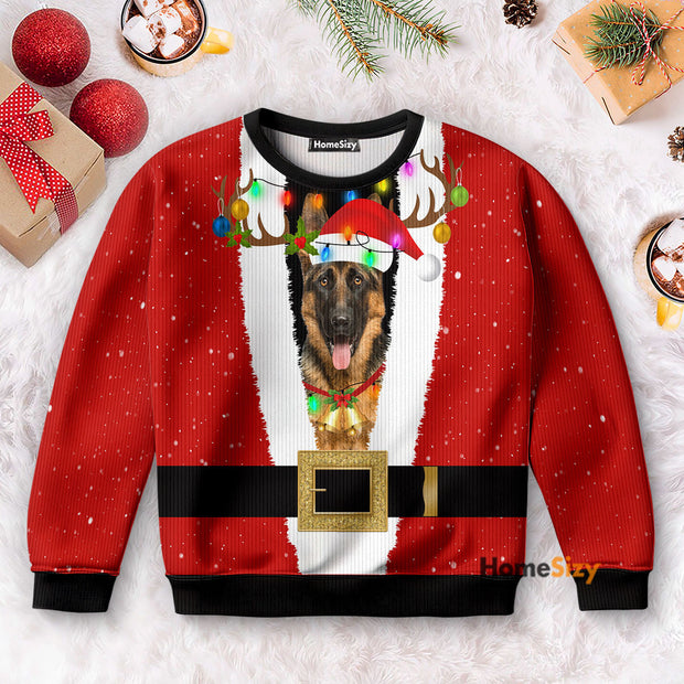 German Shepherd - Christmas Gift For Adults - 3D Ugly Christmas Sweater QT5120401