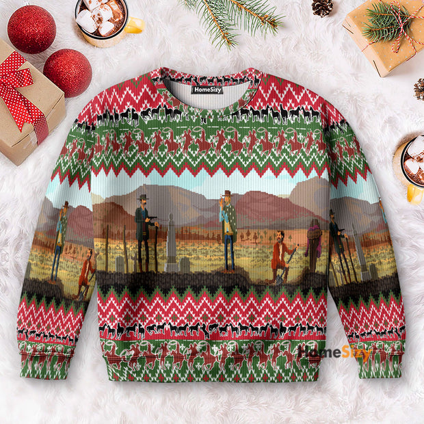 The Good The Bad And - Christmas Gift For Adults - 3D Ugly Christmas Sweater QT309398