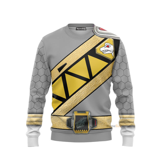 Power Rangers Dino Charge Silver Ranger - Cosplay Costume Sweatshirt QT309661